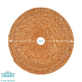 Rinkit Woven Typha Placemats & Coasters Set - 12pc