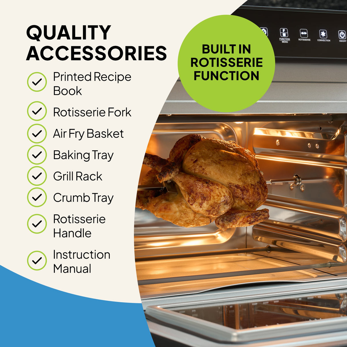 Fridja Super Oven Pro 30L Digital Air Fryer Oven