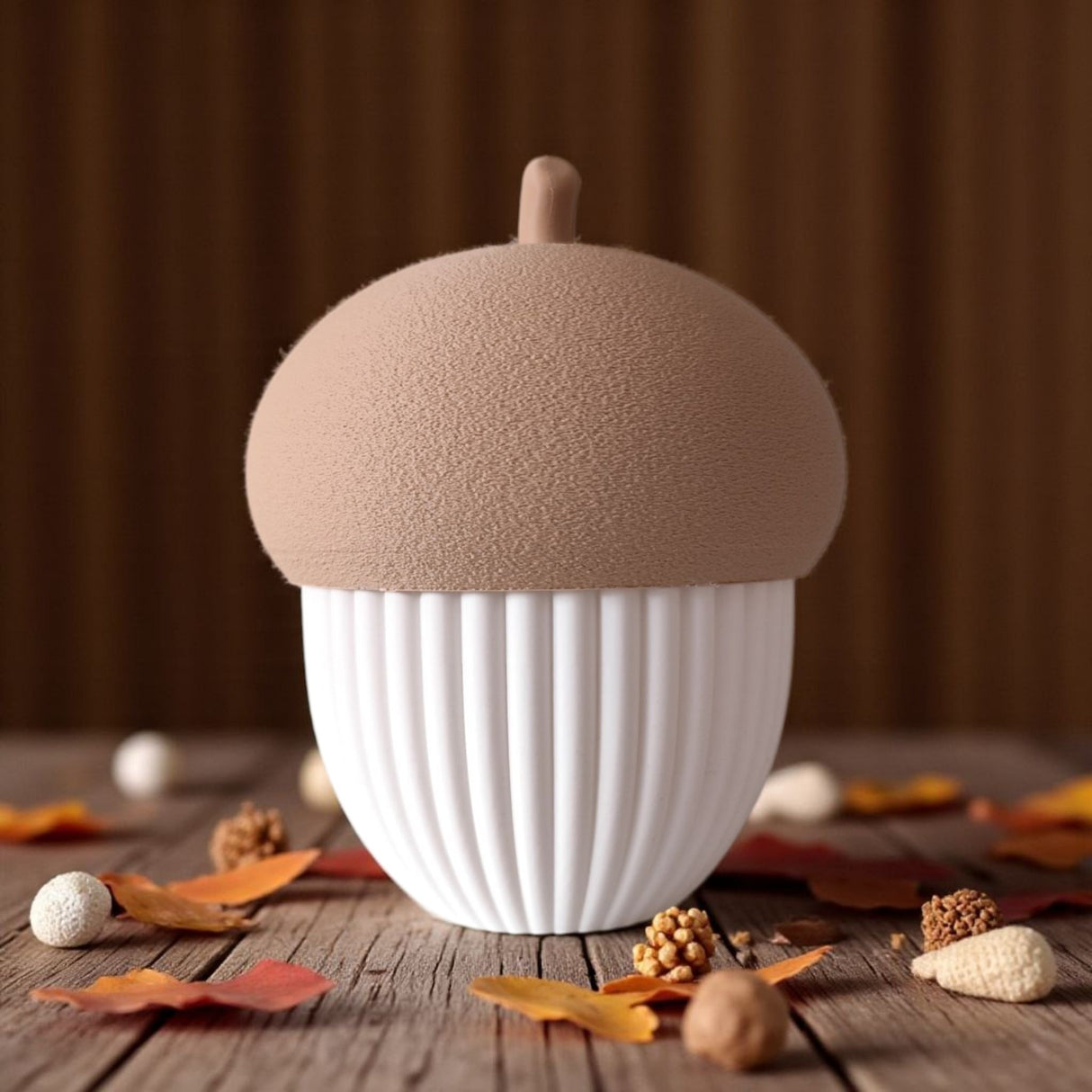 Filamora Studios Acorn LED Tealight Container