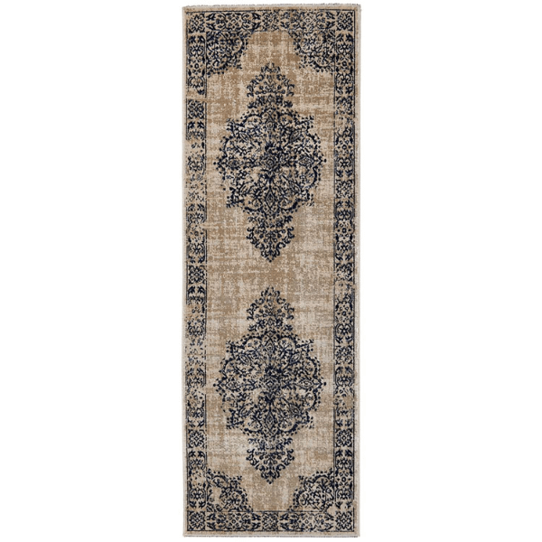 The Rugs Saville Grey/Blue Vintage Rug