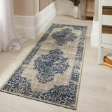 The Rugs Saville Grey/Blue Vintage Rug