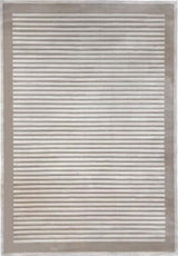 Belgrade Natural Striped Rug by The Rugs