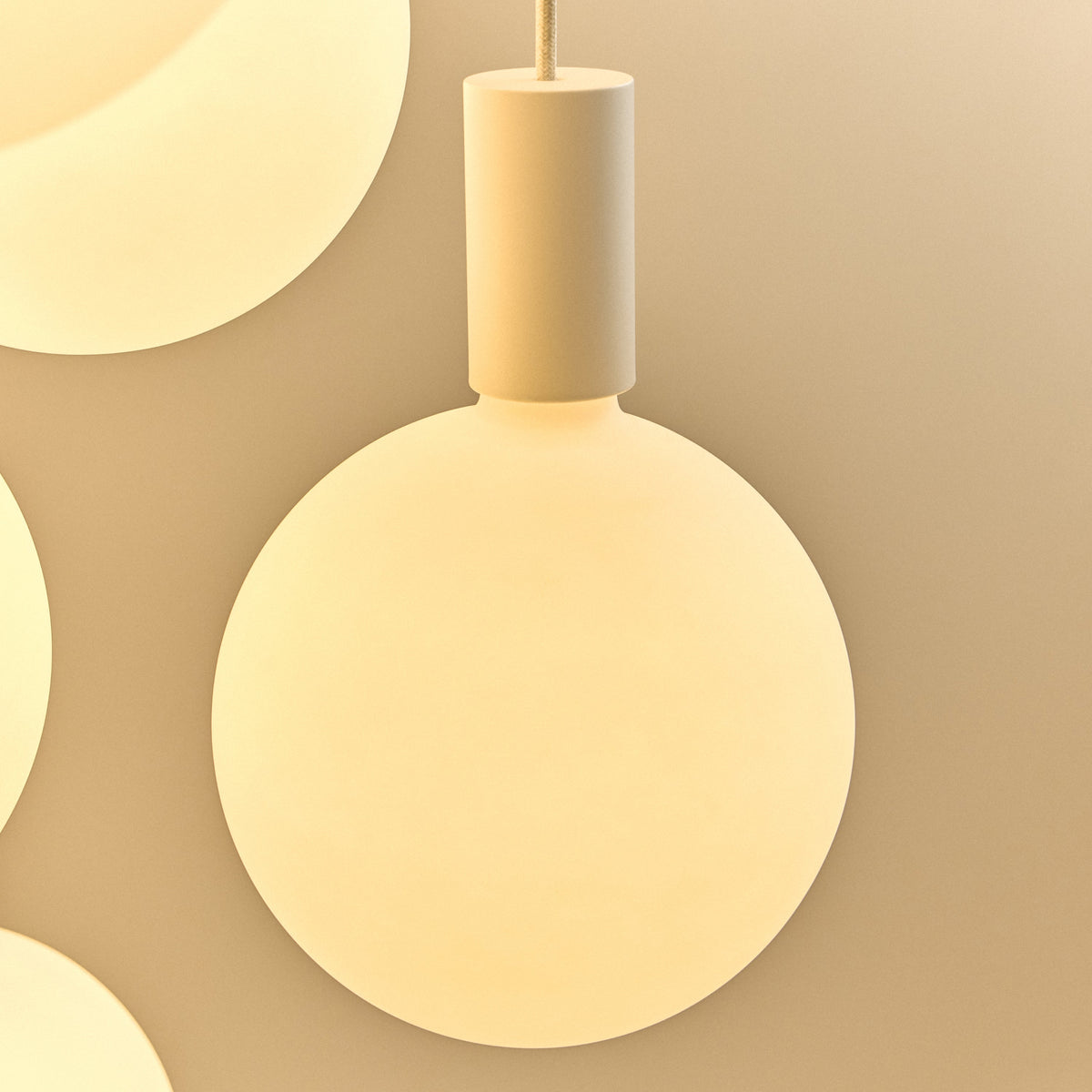 Tala Alumina Nine Pendant Light with Sphere V Bulbs