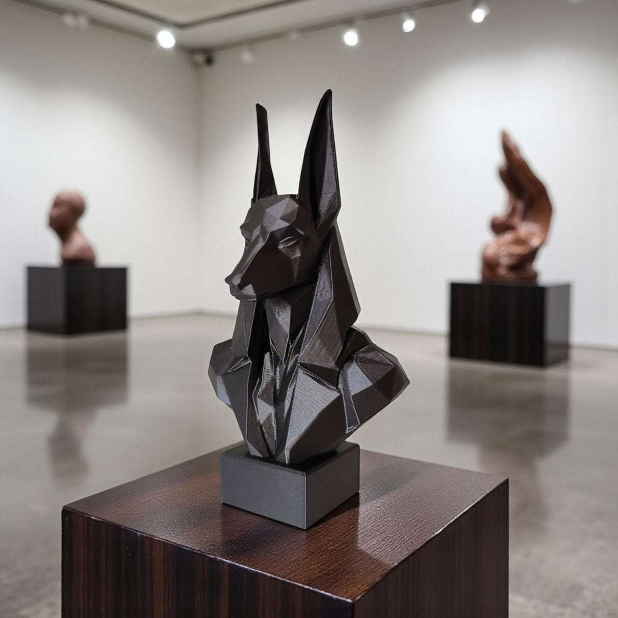 Filamora Studios Anubis Jackal Bust Sculpture