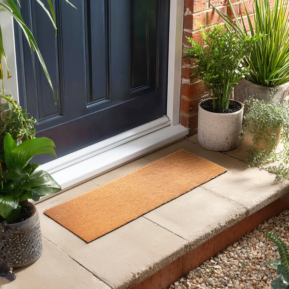 Nicoman Non-Shed Synthetic Coir Step Mat - 75cm x 25cm