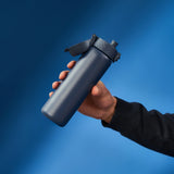 ION8 Leak Proof Slim Thermal Steel Water Bottle, Insulated, Ash Navy, 500ml (17oz)