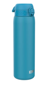 ION8 Leak Proof 1 Litre Water Bottle, Stainless Steel, Blue, 1L