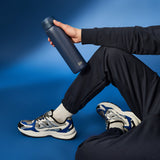 ION8 Leak Proof 1 Litre Thermal Water Bottle, Insulated, Ash Navy, 1L