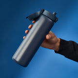 ION8 Leak Proof 1 Litre Thermal Water Bottle, Insulated, Ash Navy, 1L