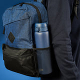 ION8 Leak Proof 1 Litre Thermal Water Bottle, Insulated, Ash Navy, 1L