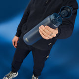 ION8 Leak Proof 1 Litre Thermal Water Bottle, Insulated, Ash Navy, 1L