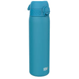 ION8 Leak Proof Slim Thermal Steel Water Bottle, Insulated, Blue, 500ml (17oz)