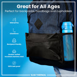 ION8 Leak Proof Slim Thermal Steel Water Bottle, Insulated, Blue, 500ml (17oz)