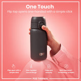 ION8 Leak Proof Thermal Steel Water Bottle, Insulated, Grey, 320ml (11oz)