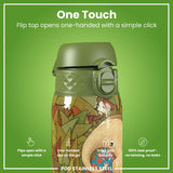 ION8 Leak Proof Water Bottle, Stainless Steel, Elephant, 400ml (13oz)