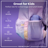 ION8 Leak Proof Kids' Water Bottle, Recyclon, Light Purple, 350ml (12oz)