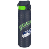 ION8 Leak Proof NFL Water Bottle, Stainless Steel, Seattle Seahawks, 600ml (20oz)