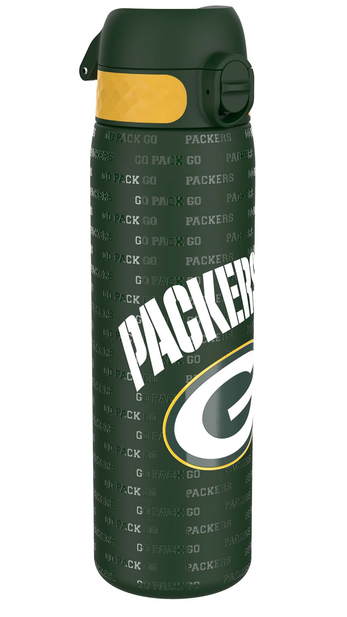 ION8 Leak Proof NFL Water Bottle, Stainless Steel, Green Bay Packers, 600ml (20oz)