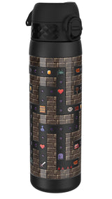 ION8 Leak Proof Slim Water Bottle, Stainless Steel, Gamer, 600ml (20oz)