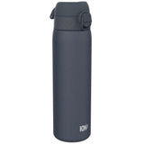 ION8 Leak Proof Slim Water Bottle, Stainless Steel, Ash Navy, 600ml (20oz)
