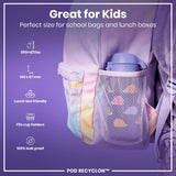 ION8 Leak Proof Kids' Water Bottle, Recyclon, Hedgehogs, 350ml (12oz)