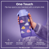 ION8 Leak Proof Kids' Water Bottle, Recyclon, Hedgehogs, 350ml (12oz)