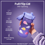 ION8 Leak Proof Kids' Water Bottle, Recyclon, Hedgehogs, 350ml (12oz)