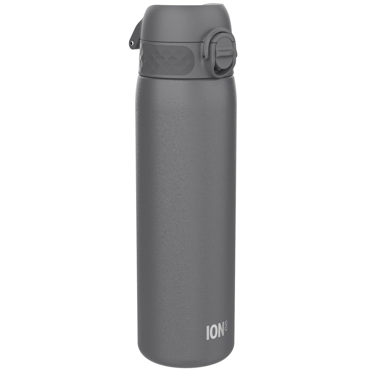 ION8 Leak Proof Slim Thermal Steel Water Bottle, Insulated, Grey, 500ml (17oz)