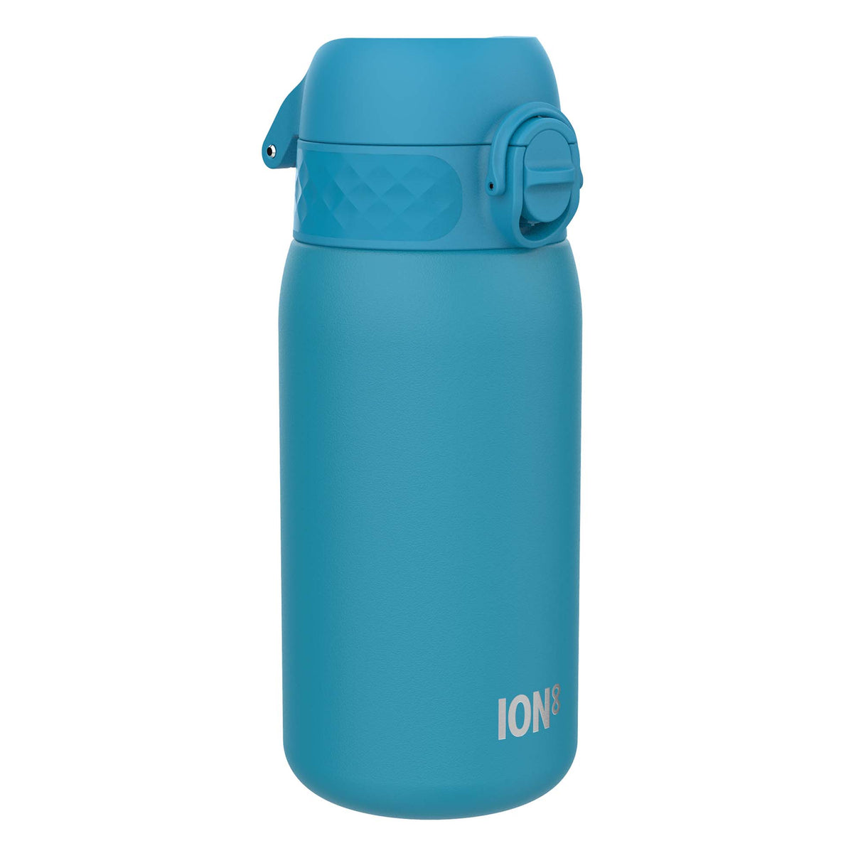 ION8 Leak Proof Water Bottle, Stainless Steel, Blue, 400ml (13oz)