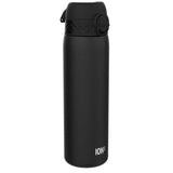 ION8 Leak Proof Slim Thermal Steel Water Bottle, Insulated, Black, 500ml (17oz)
