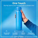 ION8 Leak Proof 1 Litre Thermal Water Bottle, Insulated, Blue