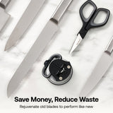 AnySharp Mini Scissors & Classic Knife Sharpener Kitchen Bundle Set