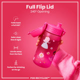 ION8 Leak Proof Kids Water Bottle, Recyclon, Princess, 350ml (12oz)