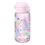 ION8 Leak Proof Kids Water Bottle, Recyclon, Unicorns, 350ml (12oz)