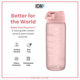 ION8 Bottle, Recyclon, Rose Quartz, 750ml