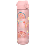 ION8 Leak Proof Slim Water Bottle, Recyclon, Rainbows, 500ml (18oz)