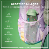 ION8 Leak Proof Slim Water Bottle, Recyclon, Wild Butterfly, 500ml (18oz)