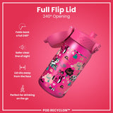 ION8 Leak Proof Kids Water Bottle, Recyclon, Kittens, 350ml (12oz)