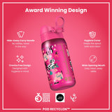 ION8 Leak Proof Kids Water Bottle, Recyclon, Kittens, 350ml (12oz)