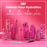 ION8 Leak Proof Kids Water Bottle, Recyclon, Kittens, 350ml (12oz)