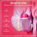 ION8 Leak Proof Kids Water Bottle, Recyclon, Pink, 350ml (12oz)