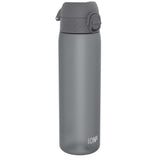 ION8 Leak Proof Slim Water Bottle, Recyclon, Grey, 500ml (18oz)