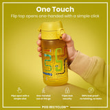 ION8 Leak Proof Kids Water Bottle, Recyclon, Snakes, 350ml (12oz)