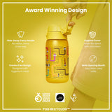 ION8 Leak Proof Kids Water Bottle, Recyclon, Snakes, 350ml (12oz)