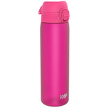 ION8 Leak Proof Slim Water Bottle, Recyclon, Pink, 500ml (18oz)