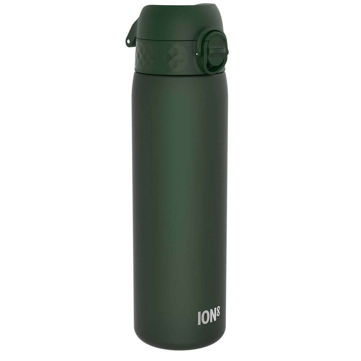 ION8 Leak Proof Slim Water Bottle, Recyclon, Dark Green, 500ml (18oz)