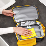 Kids Lunch Bag, Insulated, Spaceships, Medium