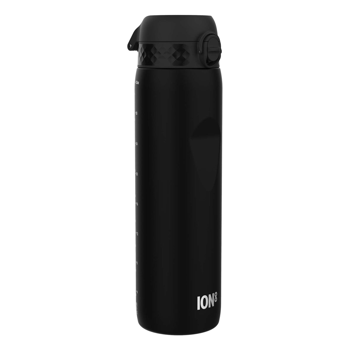 ION8 Leak Proof 1 litre Water Bottle, Recyclon, Black, 1L