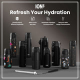 ION8 Leak Proof Kids Water Bottle, Stainless Steel, Space, 400ml (13oz)