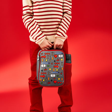 ION8 Kids Lunch Bag, Insulated, Gamer, Medium